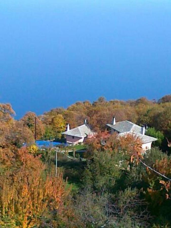 Вилла Tsagkarada Country Estate With Pool Экстерьер фото