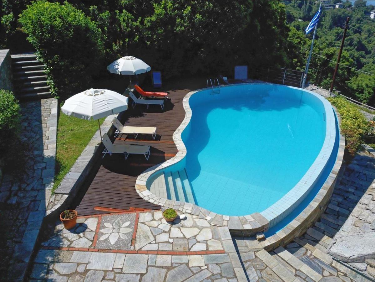 Вилла Tsagkarada Country Estate With Pool Экстерьер фото