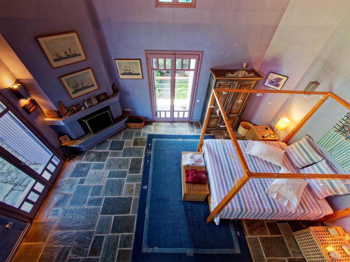 Вилла Tsagkarada Country Estate With Pool Экстерьер фото