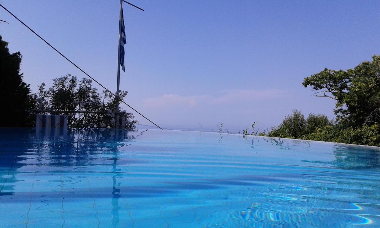 Вилла Tsagkarada Country Estate With Pool Экстерьер фото