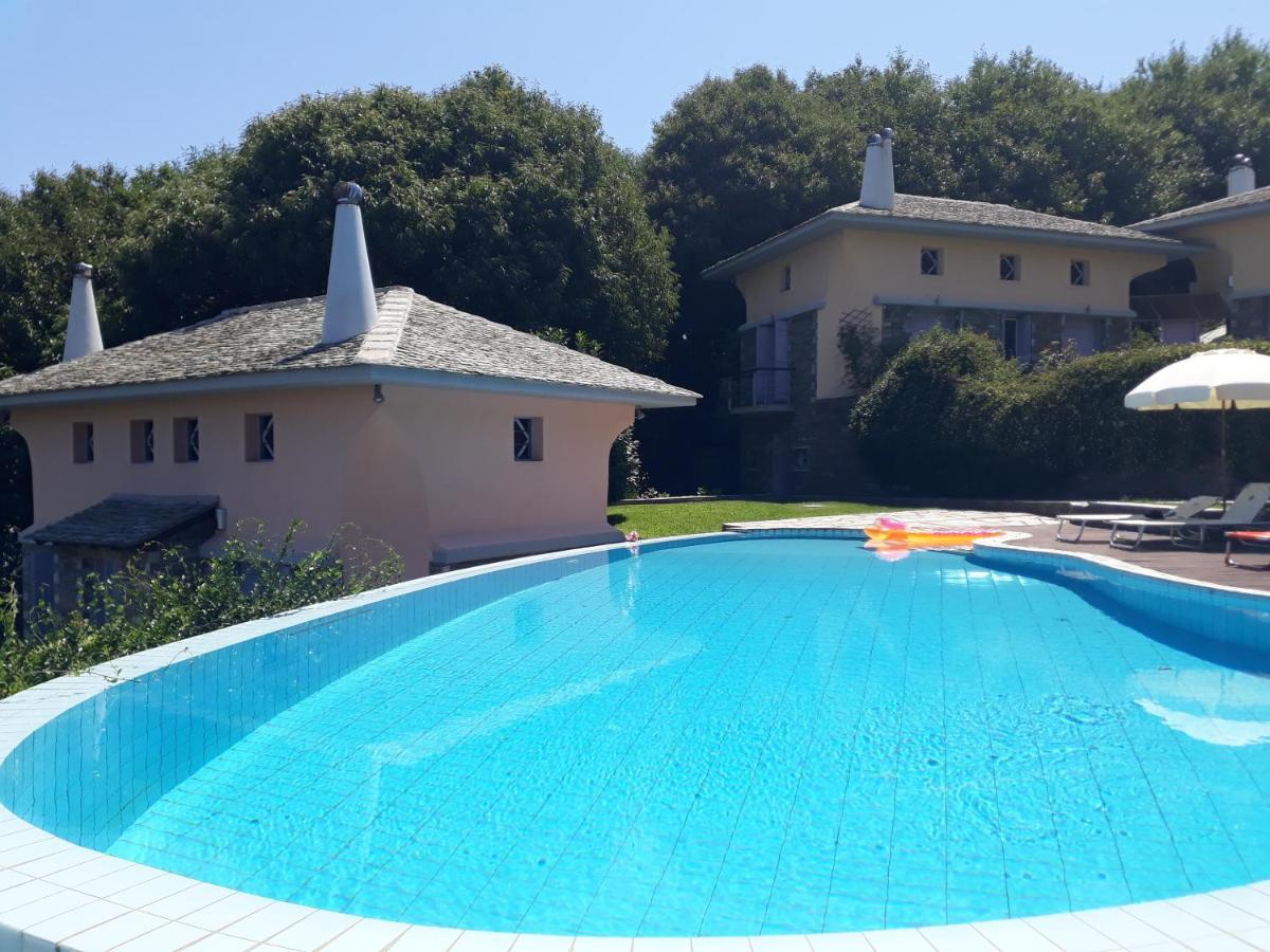Вилла Tsagkarada Country Estate With Pool Экстерьер фото