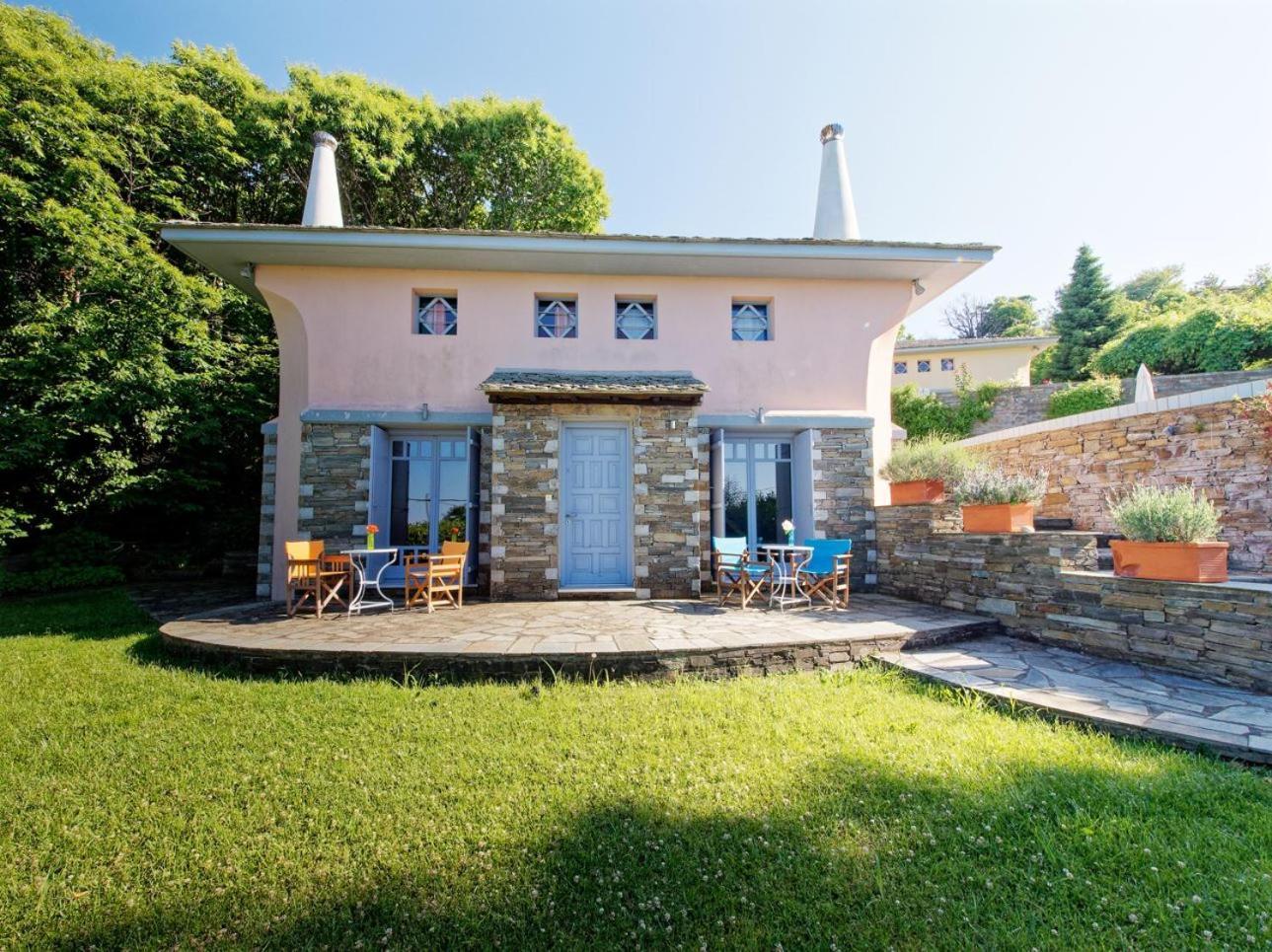 Вилла Tsagkarada Country Estate With Pool Экстерьер фото